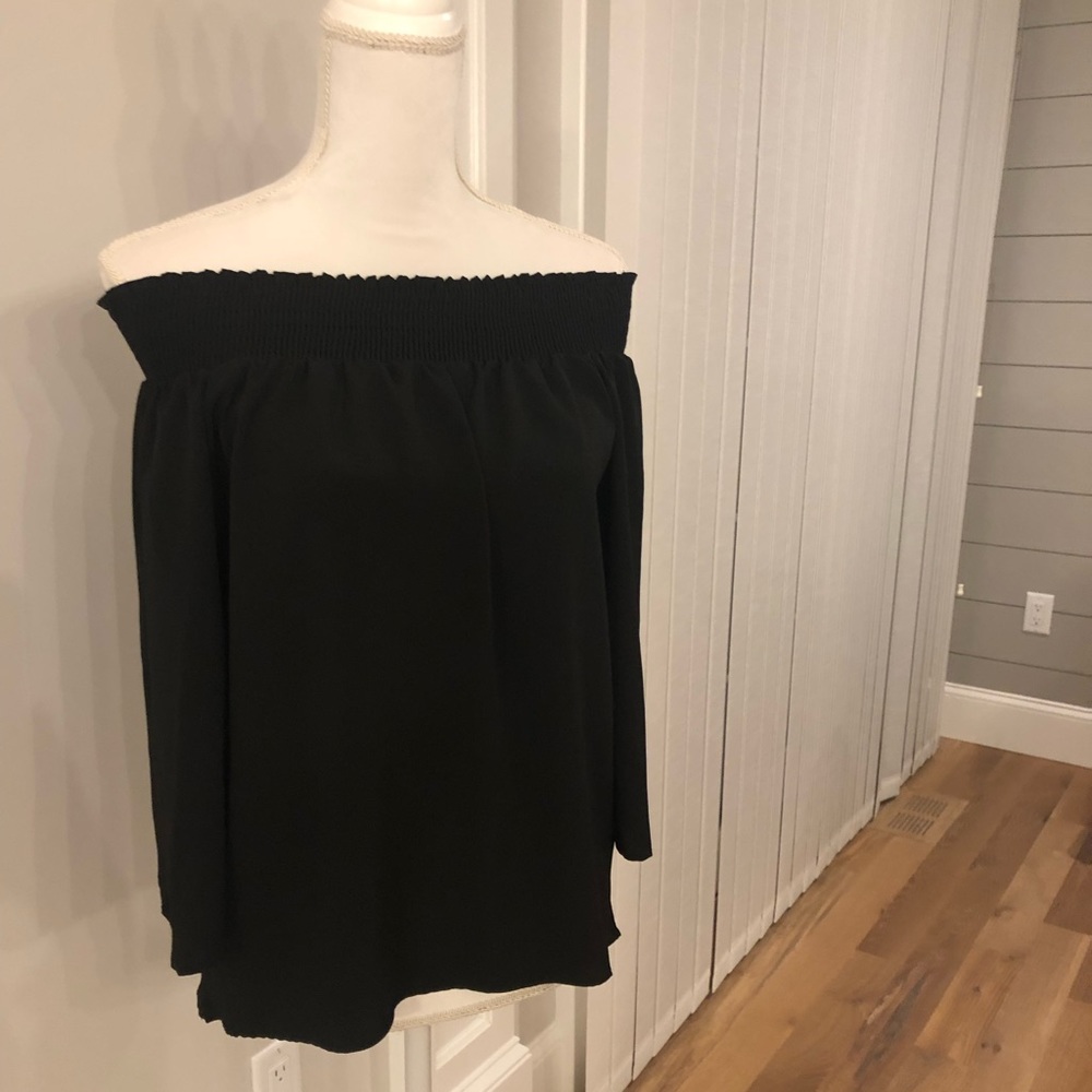 Walter Baker off shoulder polyester top